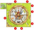 Startovní karta (Carcassonne 1) - Kolo osudu Screenshot